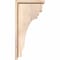 Ekena Millwork Pescadero Smooth Corbel w/Backplate, Douglas Fir, 7 1/2"W x 12"D x 24"H COR08X12X24PEC01SDF - alternate 2